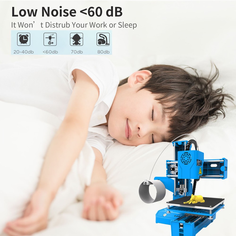 EasyThreed K9 FDM Mini 3D Printer Entry-Level 3D Printer for Kids Beginners H4G1