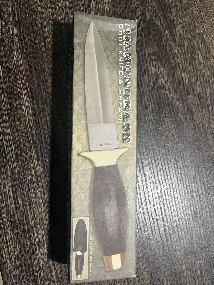 Diamondback Boot Knife And Sheath