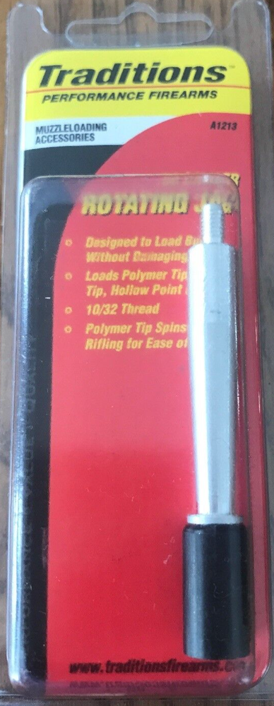 Traditions Performance Firearms A1213 Muzzleloader .50 Cal Rotating Jag-New