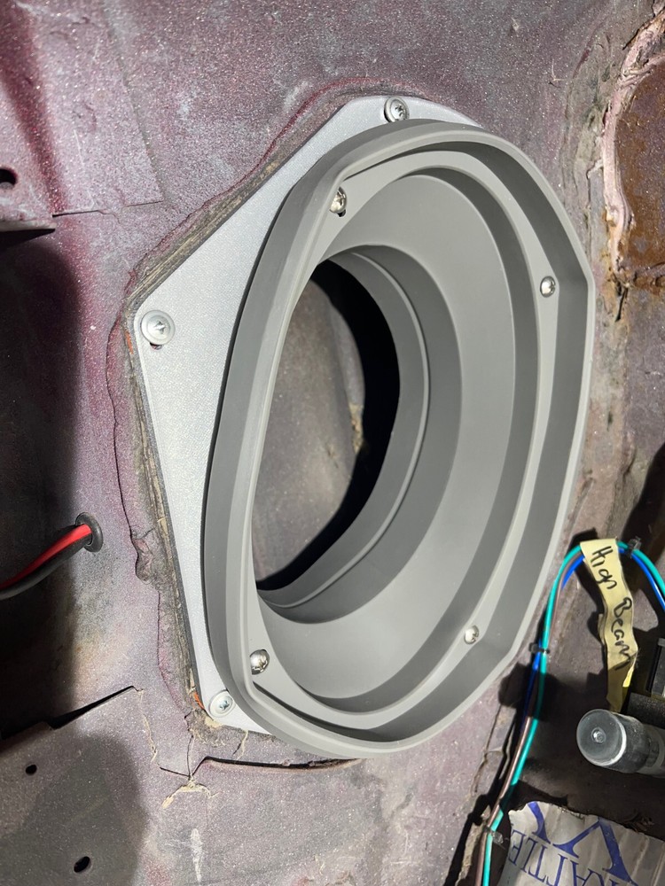 1959-1970, GM Full Size, Impala Kick Panel Vent, 6X9” Speaker Bsffles