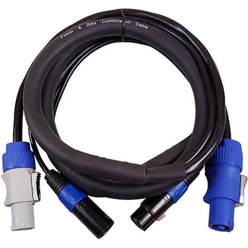 Blizzard DMX5PC-10 Cool Cable powerCON & DMX 5-Pin Combo Cable (10')