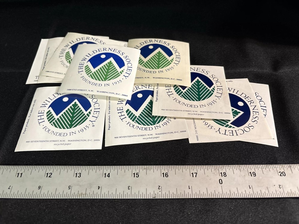 Wilderness Society circular sticker
