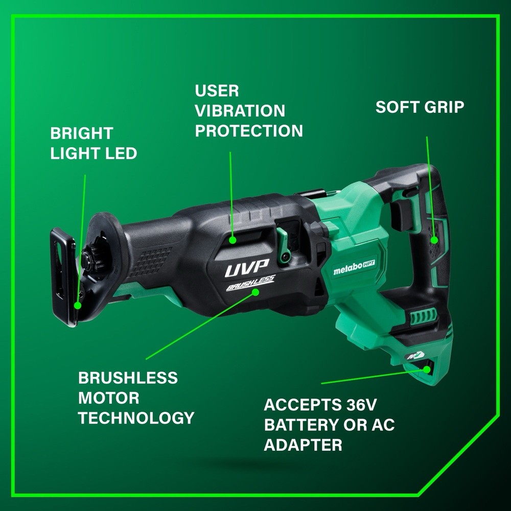 Metabo HPT MultiVolt 36V Brushless Reciprocating Saw