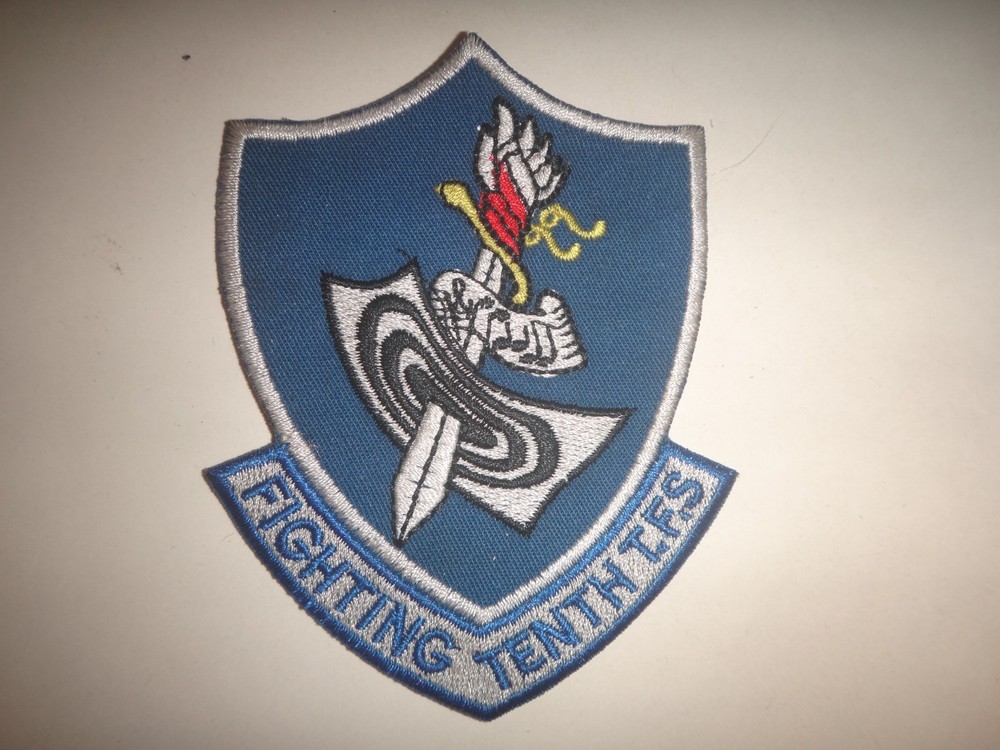 USAF 10th Tactical Fighter Squadron Commando FIGHTING TENTH Vietnam War Patch