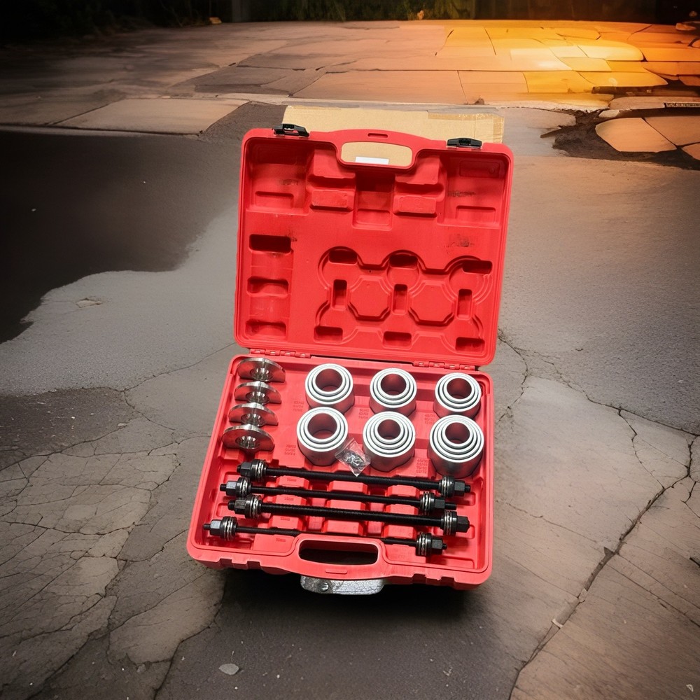 28pcs Universal Press & Pull Sleeve Remove Install Bushes Bearings & Seals Tool