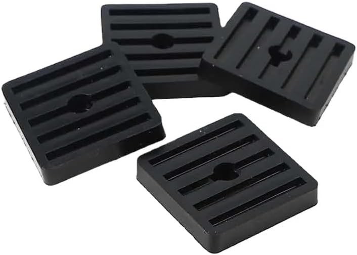 4 Pack Mini Split Anti-Vibration Pads Wall Mounting Bracket Isolator Rubber...