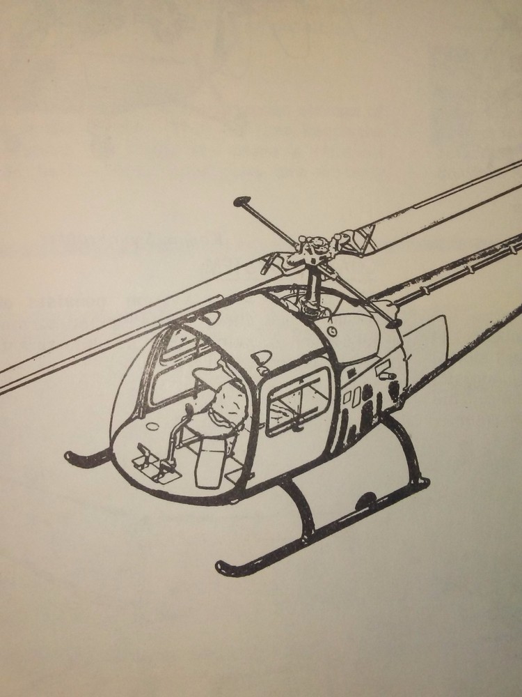 Original Brantly Helicopter Training & Pilot Guide Manual