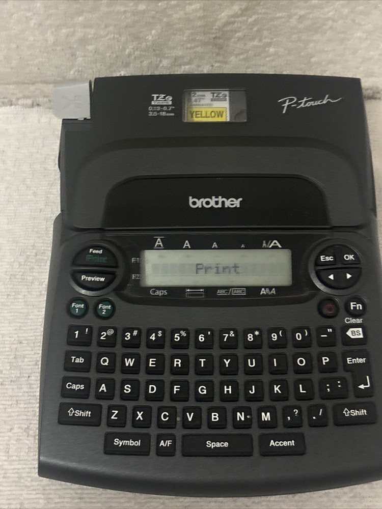 Brother Label Maker Model PT 1890 WORKS!