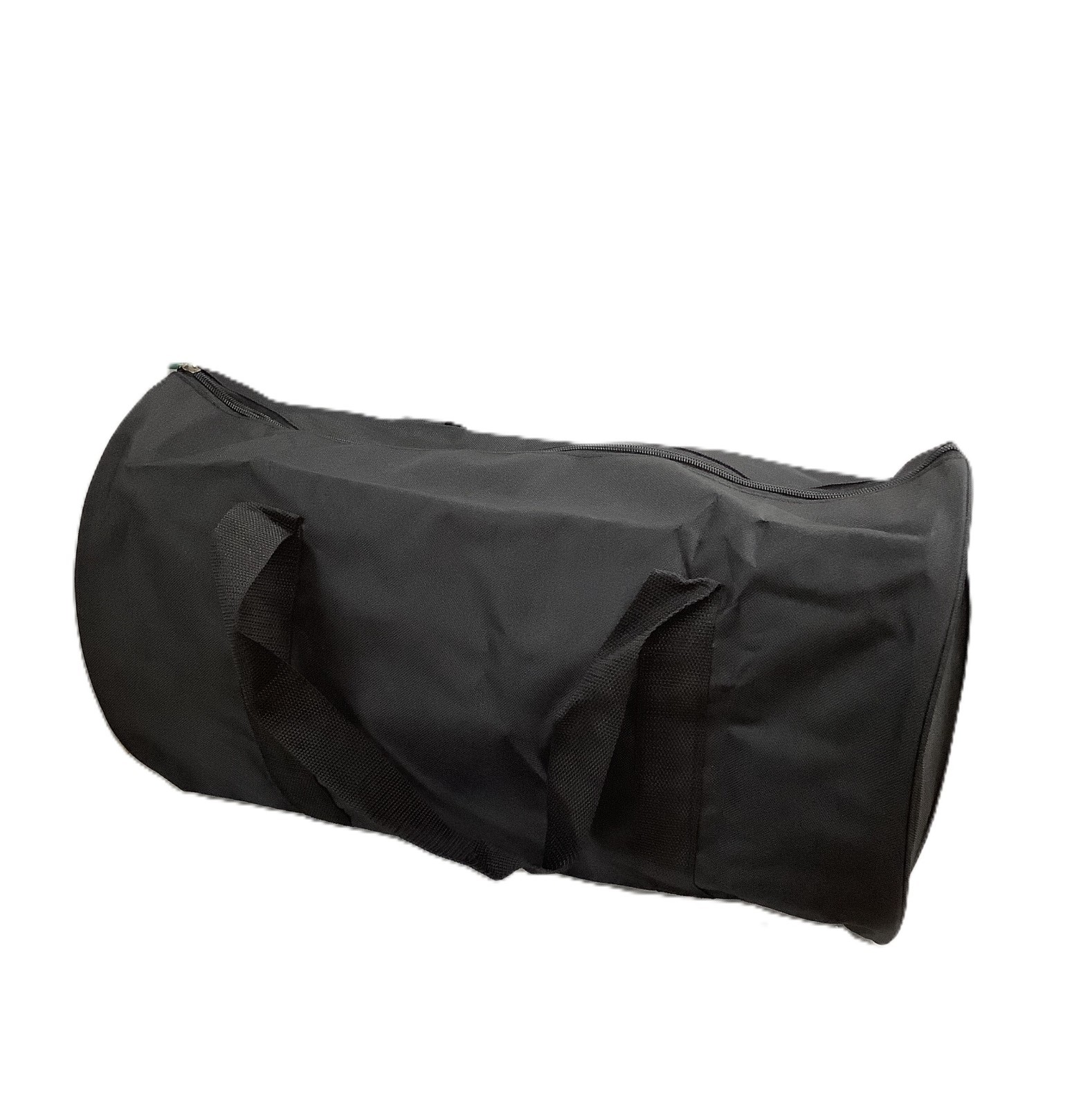 black duffel bag
