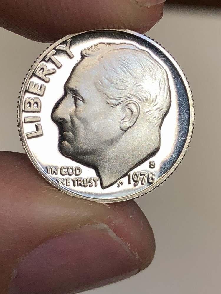 1978 S ROOSEVELT DIME GEM DCAM PROOF from PROOF Set