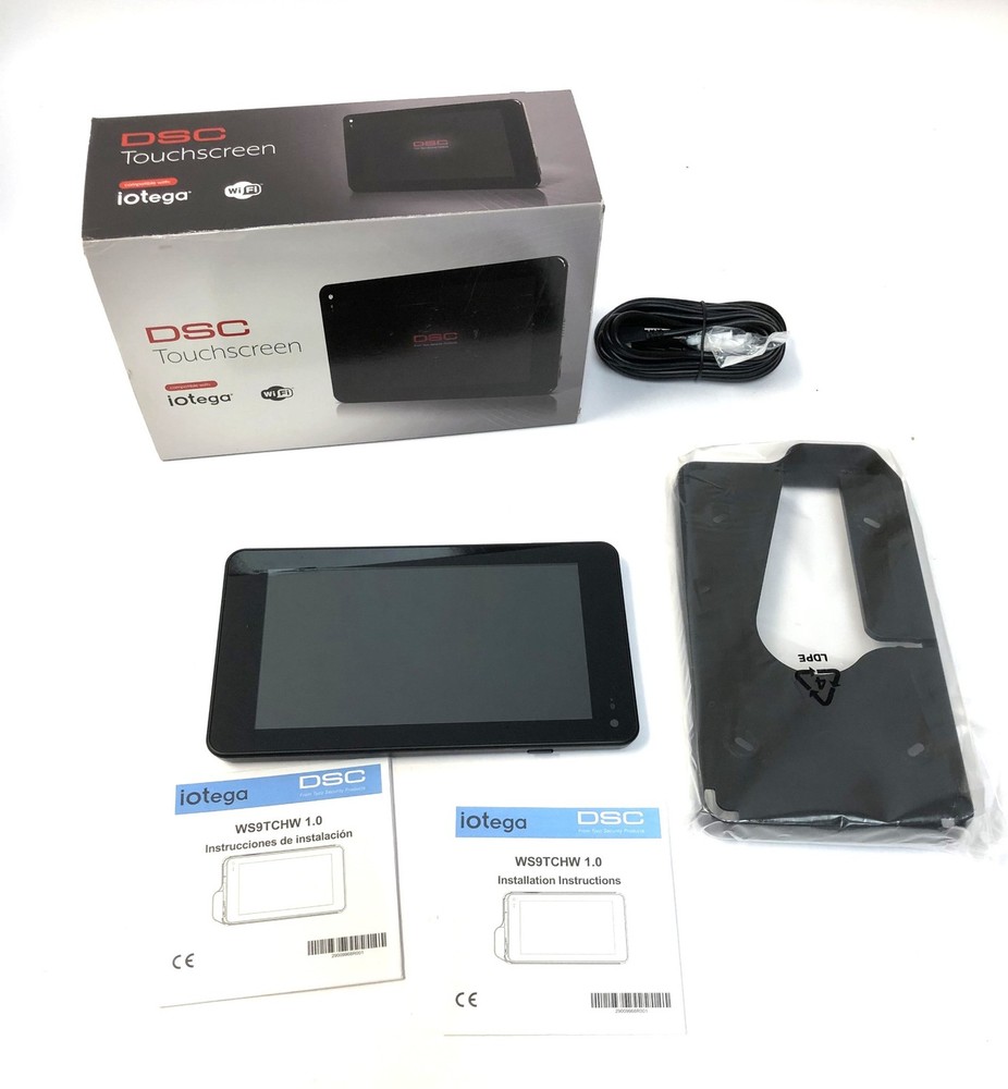 DSC WS9TCHW NA Wireless Touchscreen Security Keypad – Excellent Condition