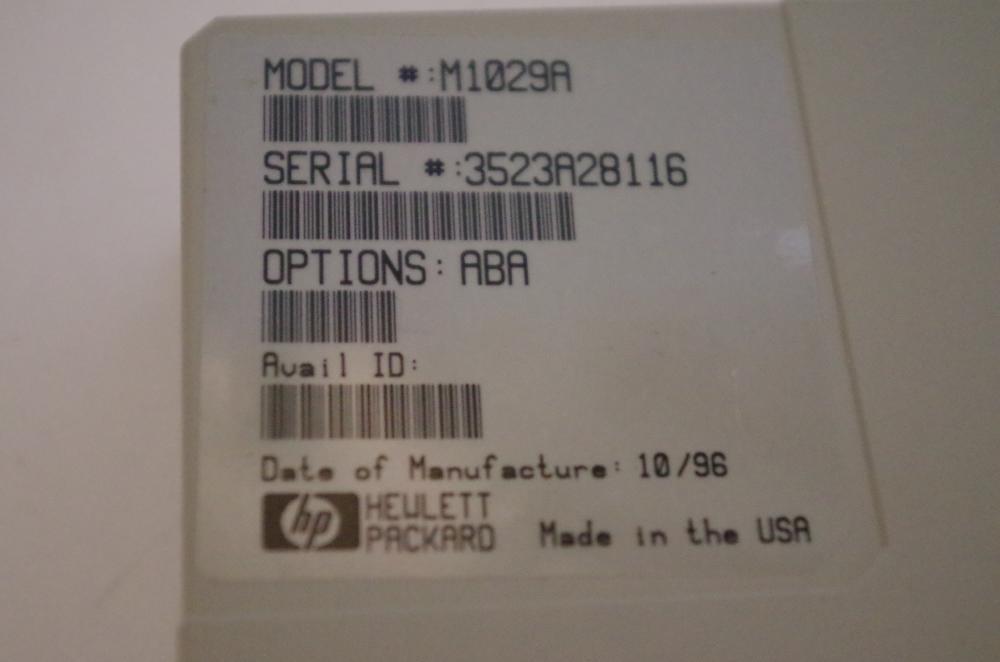 HP # M1029A TEMP MODULE