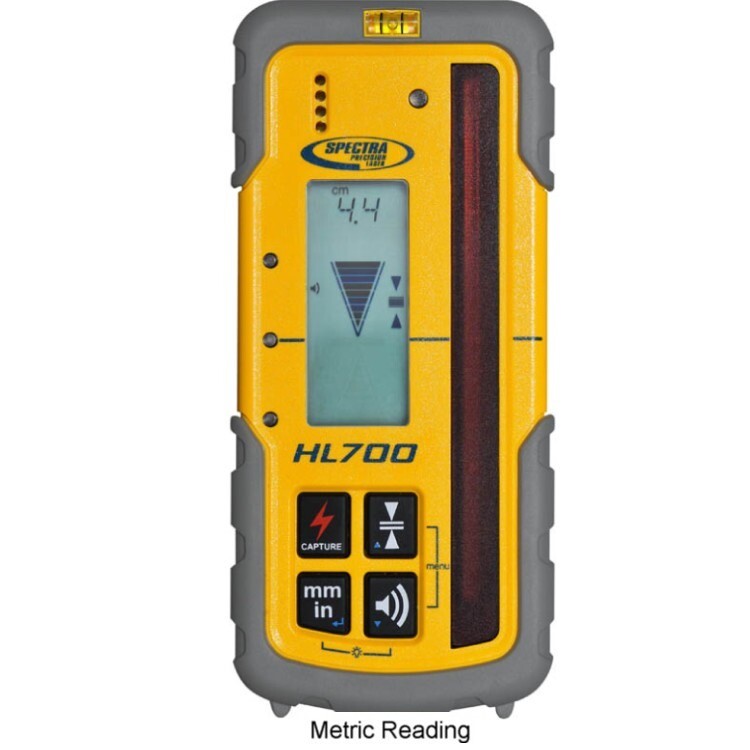 Spectra Laser Level HL700 Laser Receiver Laserometer Apache Storm