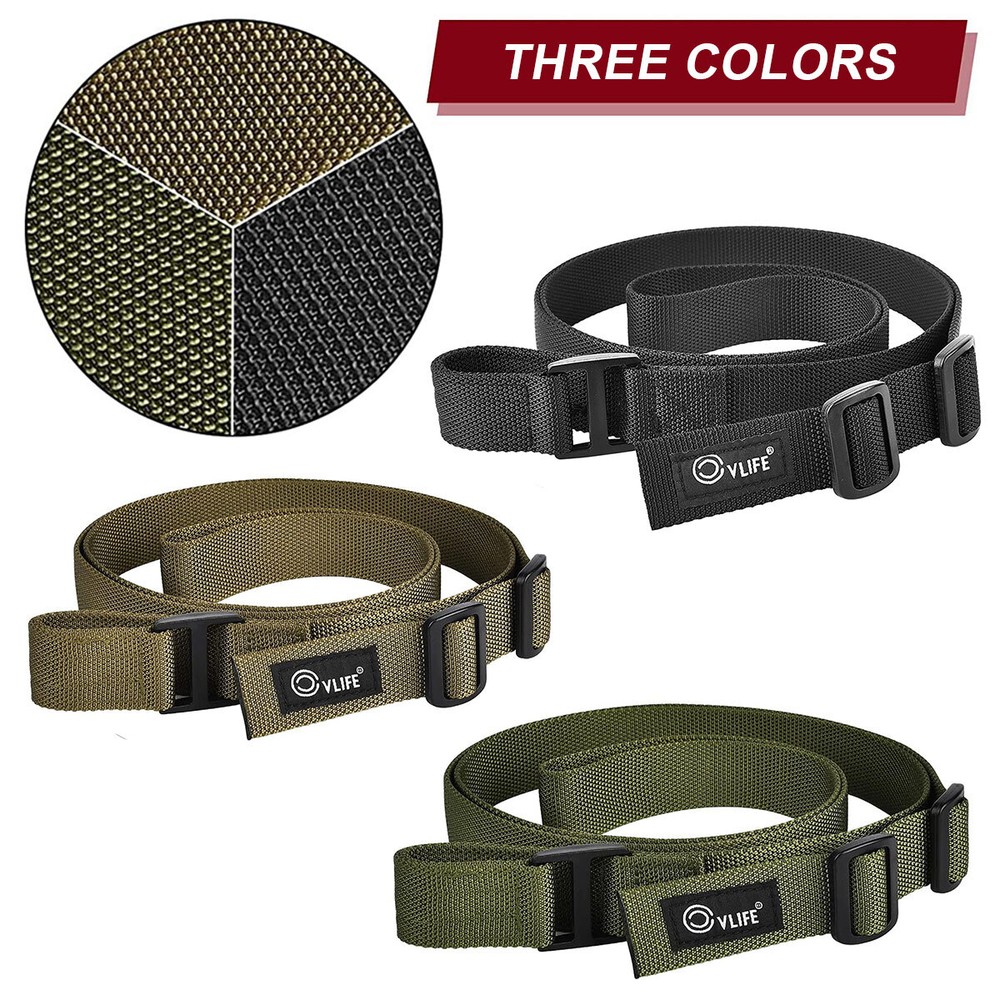 Two 2 Point Rifle Sling Nylon Tactical Gun Sling Adjustable Strap with Fast Loop