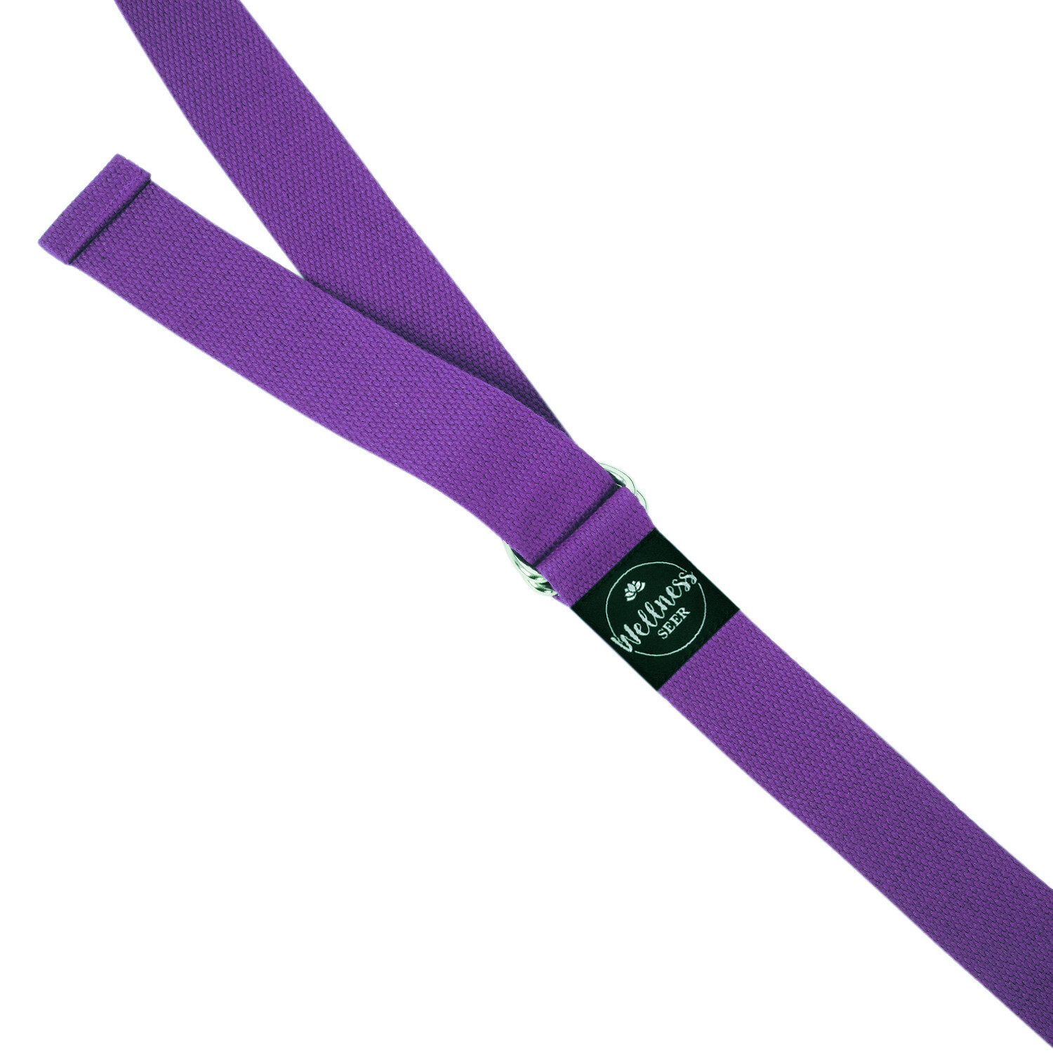 Wellness Seer Yoga Stretch Strap Adjustable D-Ring Buckle Belt Gym Waist Leg Fit