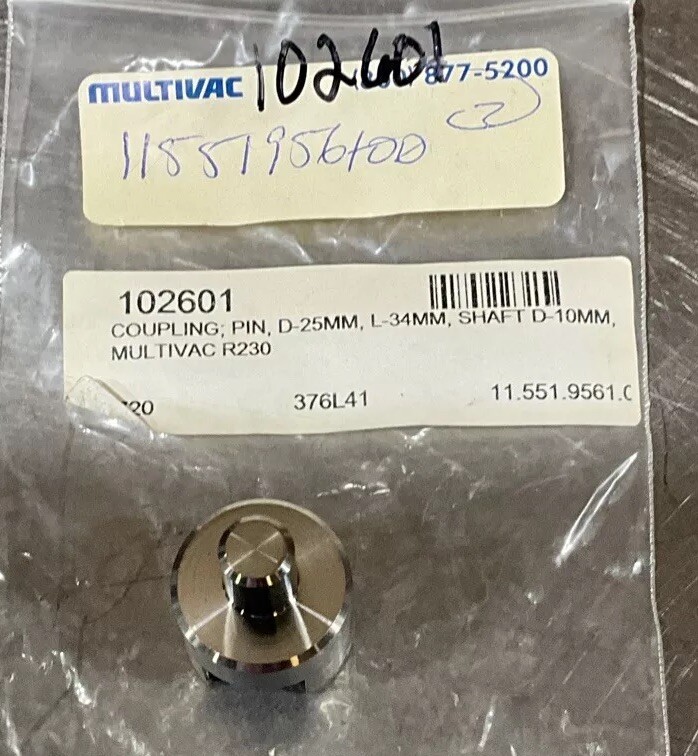 NOS Surplus Multivac 102601 Coupling Pin