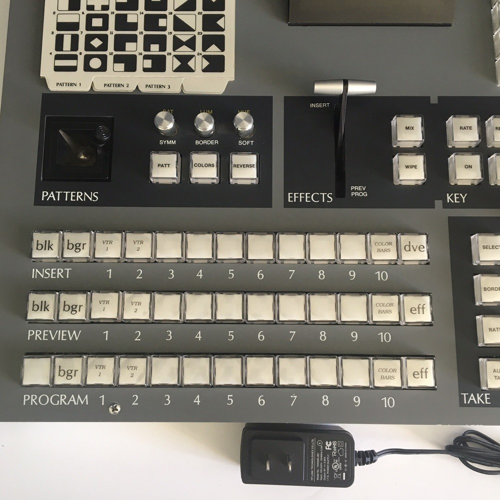 ECHOlab Production Switcher Model DV-5 Production Switcher **Untested**