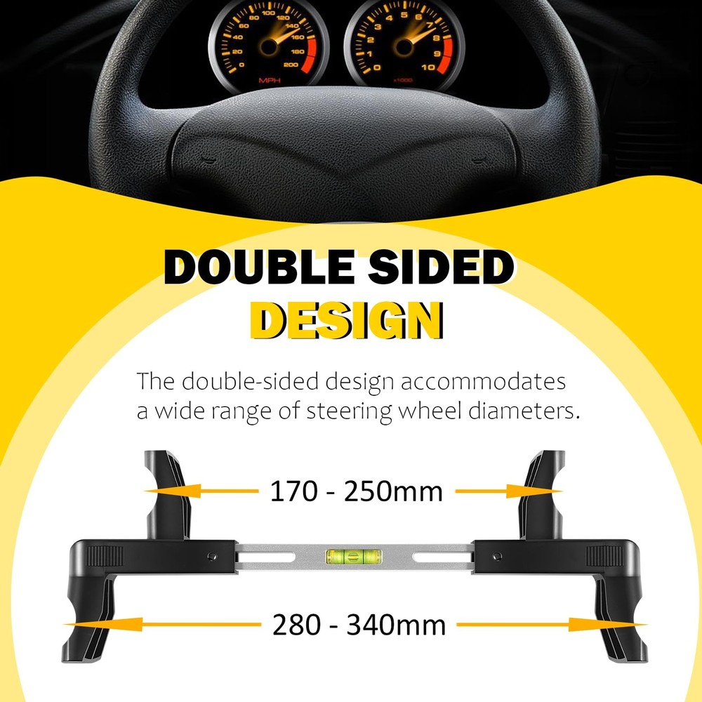 Steering Wheel Level Alignment Tool Fit for Most Wheels With an...