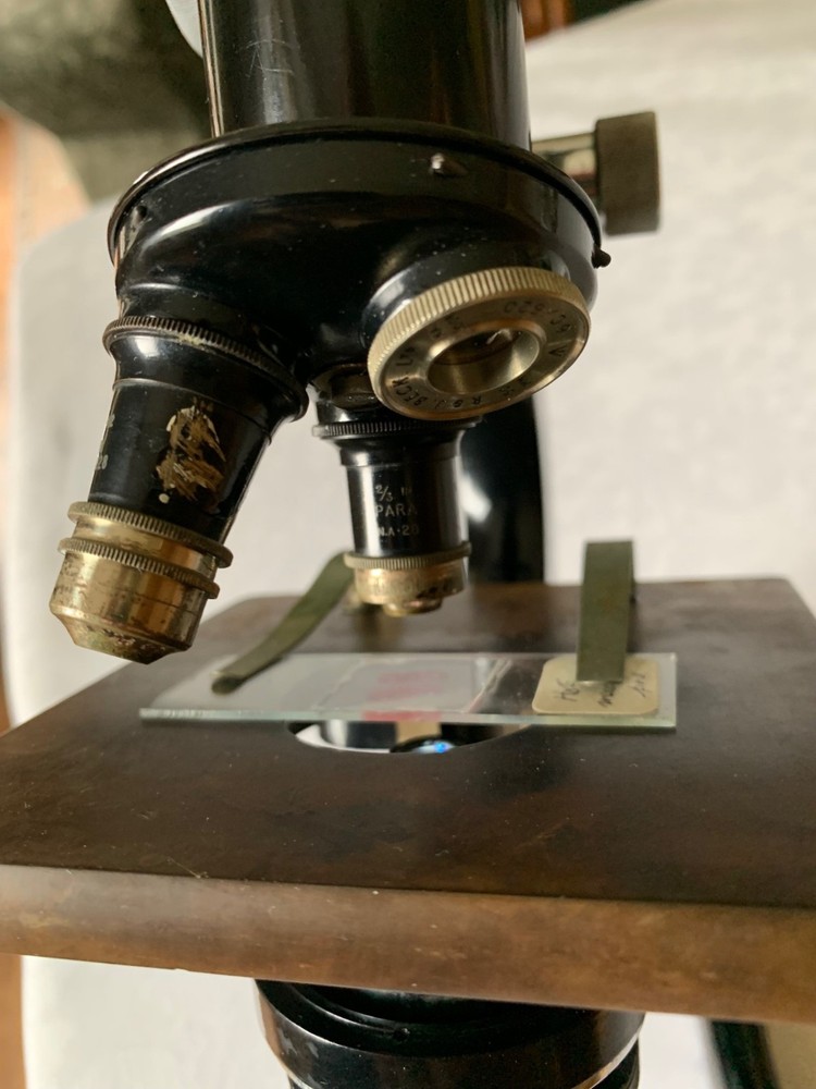 Vintage W. Watson & Sons Ltd - Service Model Microscope - #92310 c1948, Cased