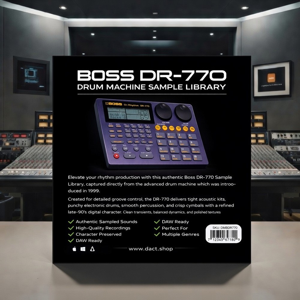 Boss DR-770 Drum Machine Sample Library
