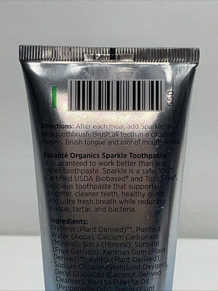 Sealed Sparkle Toothpaste 5oz, SLS Free