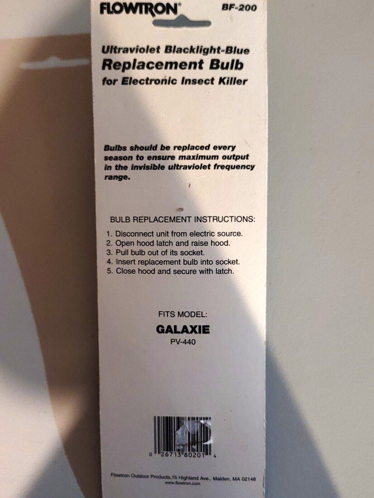 Flowtron BF200 UV Replacement Bulb - 7W