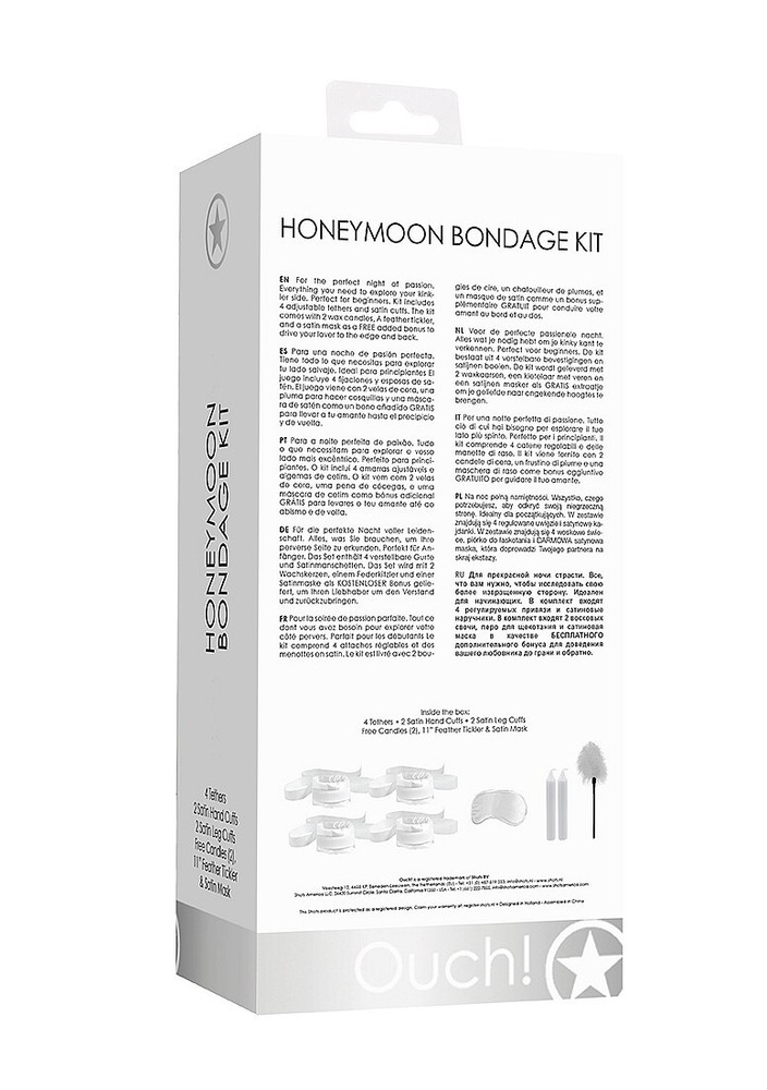 Ouch! - Honeymoon Bondage Kit - White