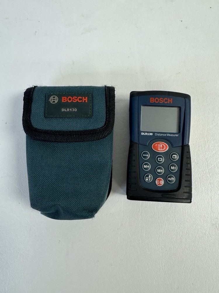 Bosch DLR130 Distance Measurer Tool With Case