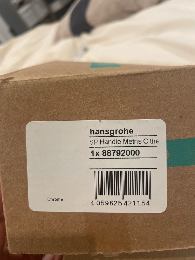 hansgrohe shower handle 88792000 silver chrome.