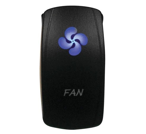 DragonFire for Lighted Switch Fan On/Off Blue
