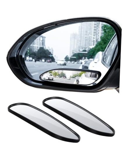 Blind Spot Mirror, 5" Wide Horizontal Viewing Angle, Side Longer Rectangle