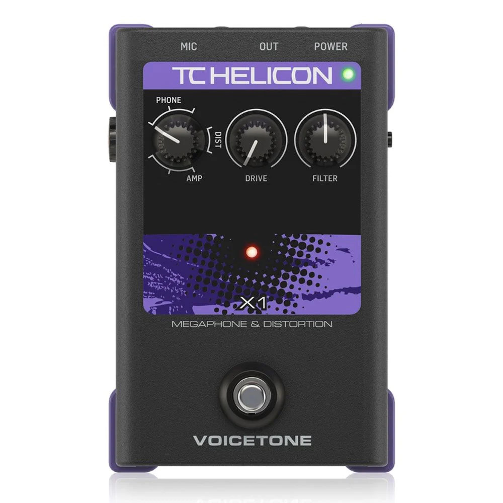 TC Helicon VoiceTone X1 Vocal Effects Processor Pedal