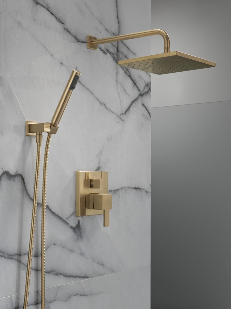 Delta 342701 Modern Square Non Shared Function Shower System - Black