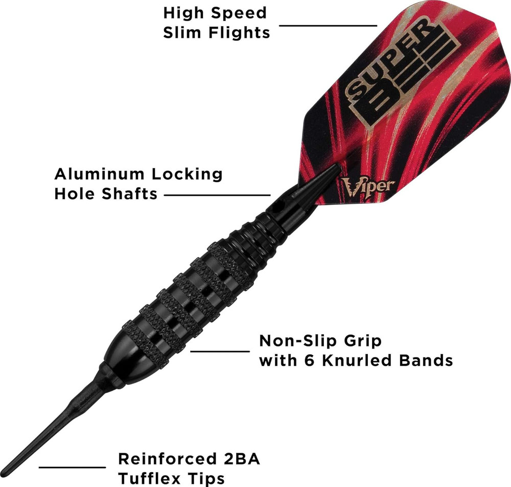 Super Bee Soft Tip Darts, 16 Grams