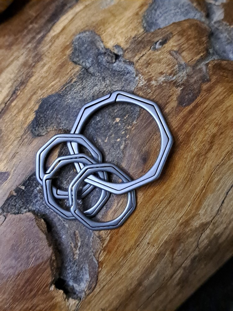 Gentlemen Series Titanium Sidepush Keyring Set