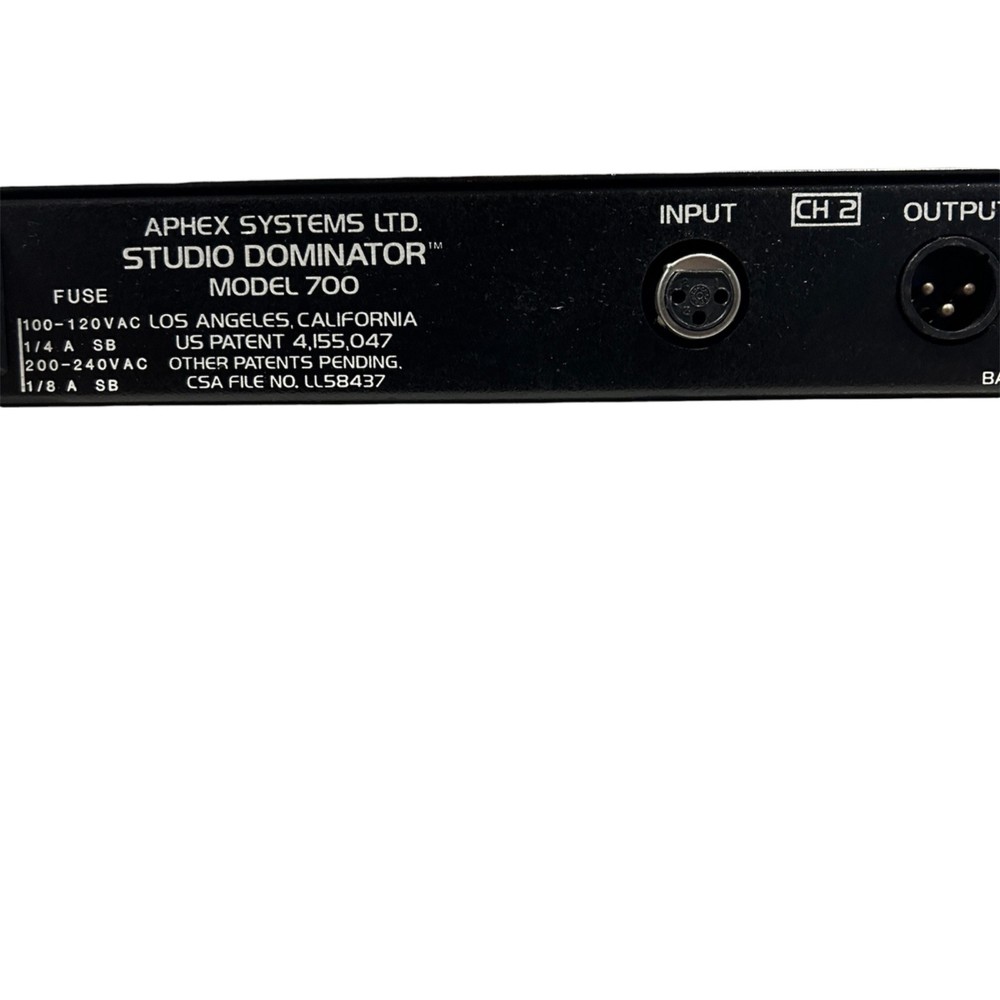 Aphex Systems Ltd. Studio Dominator Model 700 – Stereo Peak Limiter / Processor