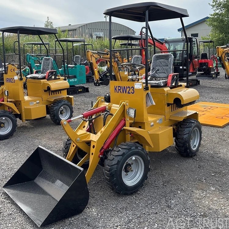 Mini Skid KRW23 Track Loader Wheeled 24HP RATO Gasoline Engine USA Stock