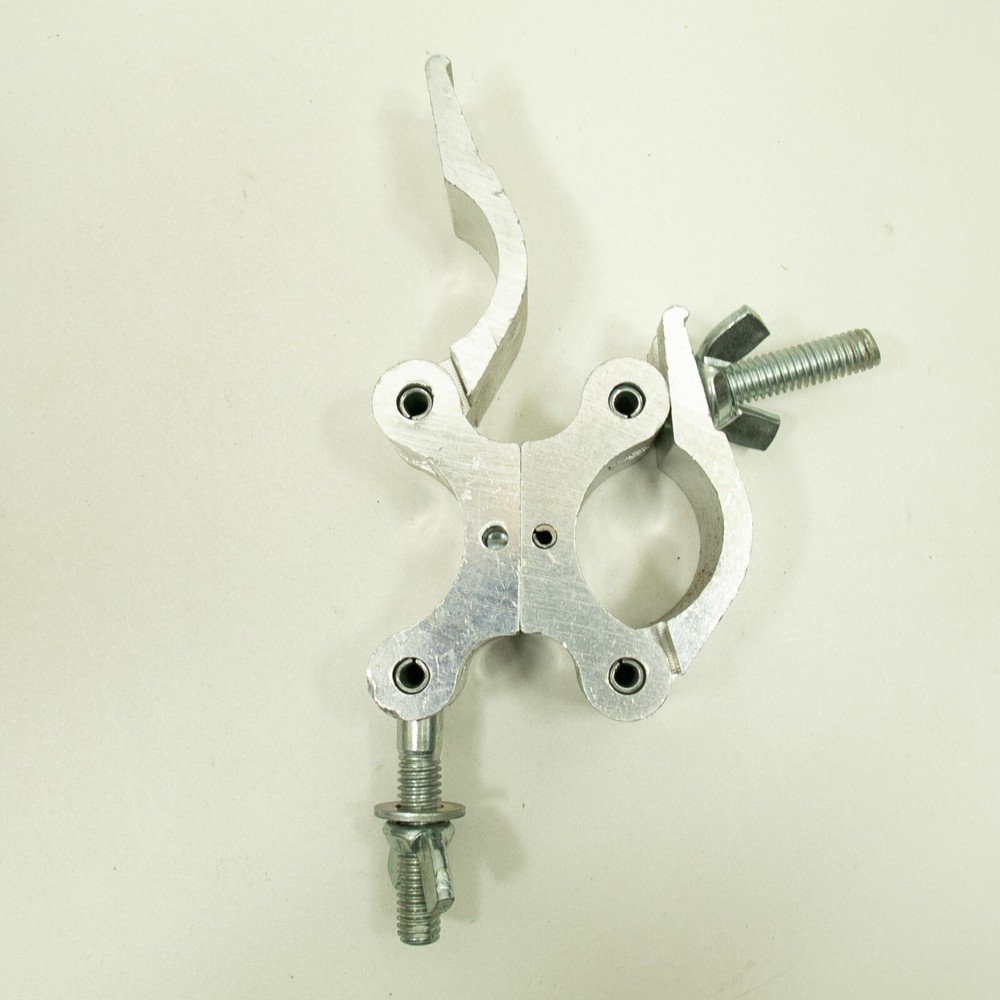 Aluminum Stage Lighting Double Pipe Clamp Fixture Mount Bracket