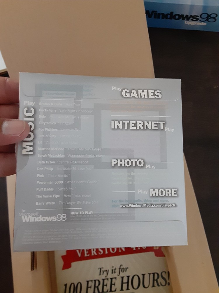 MICROSOFT WINDOWS 98 SECOND EDITION FULL OPERATING SYSTEM WIN 98 #S202