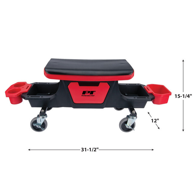 Performance Tool W85035 Tool Rolling Storage Garage Seat