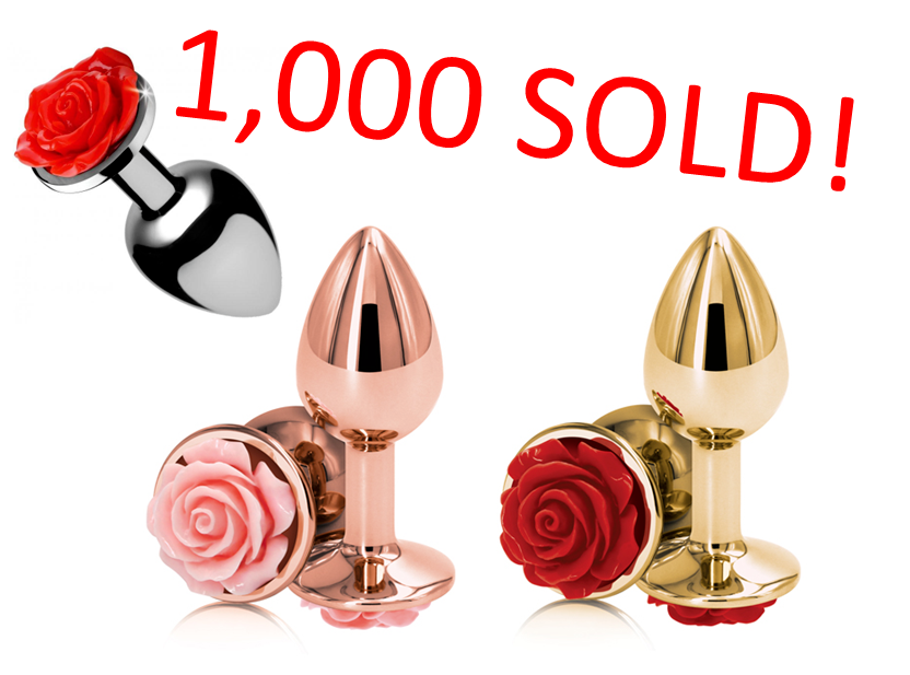 Anal Butt Plug FLOWER Colored ButtPlug Sex Toy Dildo For Men Women Beginner