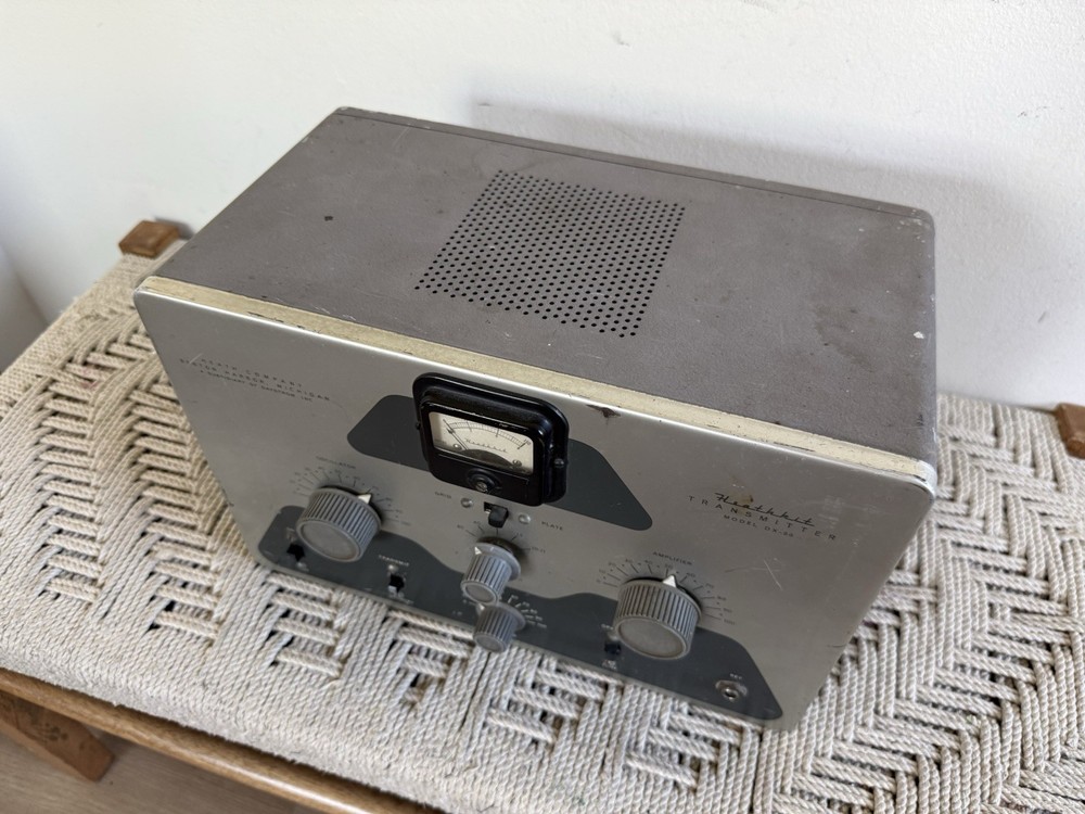 🍊Vintage 1950s Heathkit CW Ham Radio Transmitter | Model DX-20 WORKS!