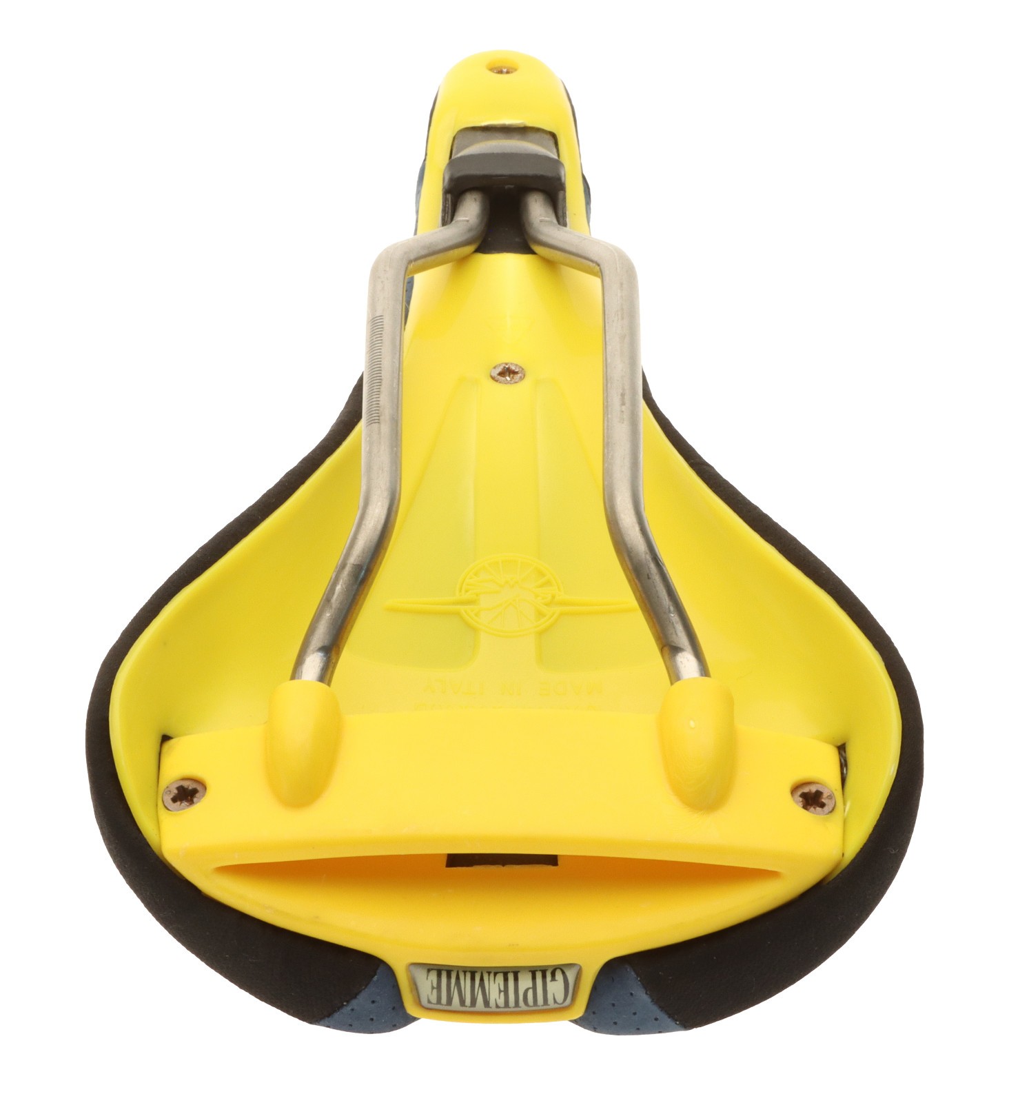 Gipiemme & EuroAsia Penta Saddle Dual Shock Absorber Ti Rails Blue NEW NIB NOS