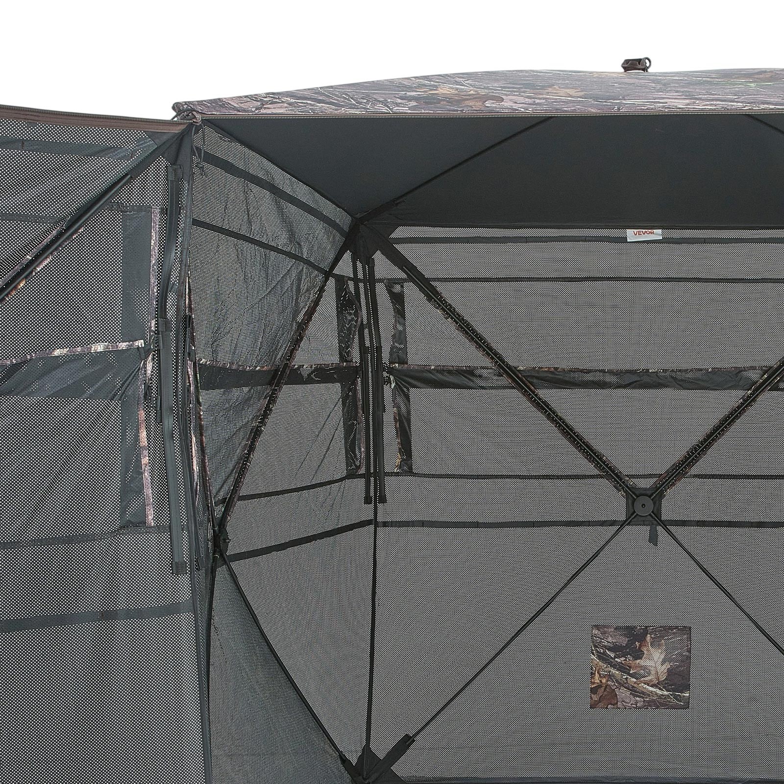 VEVOR Portable Hunting Blind See Through Ground Deer Blinds 2-3 Person Carrying