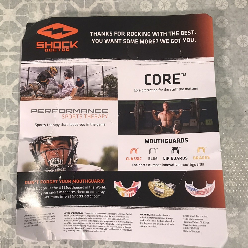 Shock Doctor Core Compression Short with Bioflex Cup Boys XL Black New