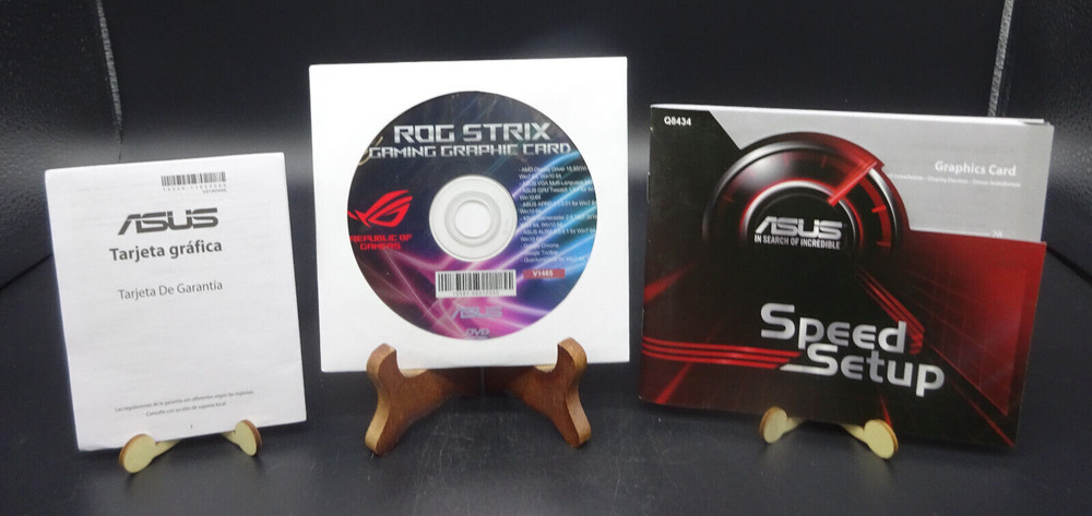 ROG Strix V1465 Gaming Graphic Card Software Disc & Setup Pamphlet