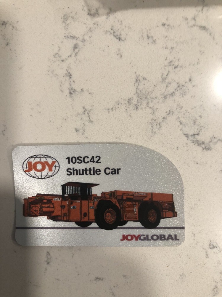 joy coal mining stickers