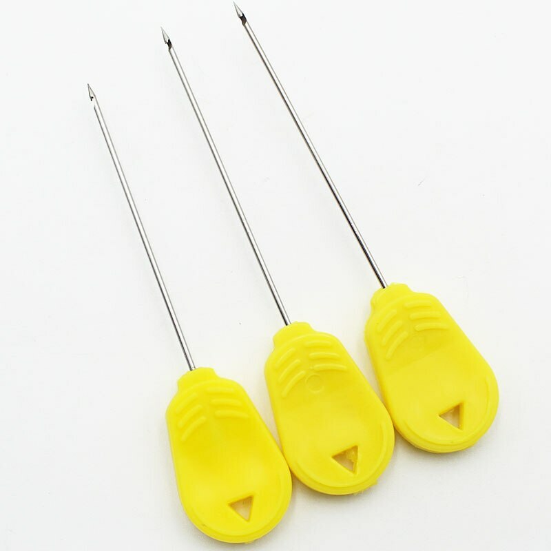 3PCS,SAFETY BARDED BAITING NEEDLE ,BOILIE, CARP FISHING , HAIR-RIG BOILIE TOOL