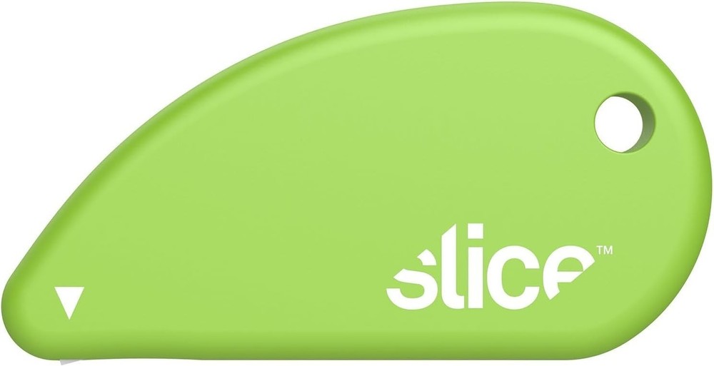 Slice 00100 Ceramic Blade Safety Cutter, OpensScrapbooking, Fits Keychain, Green