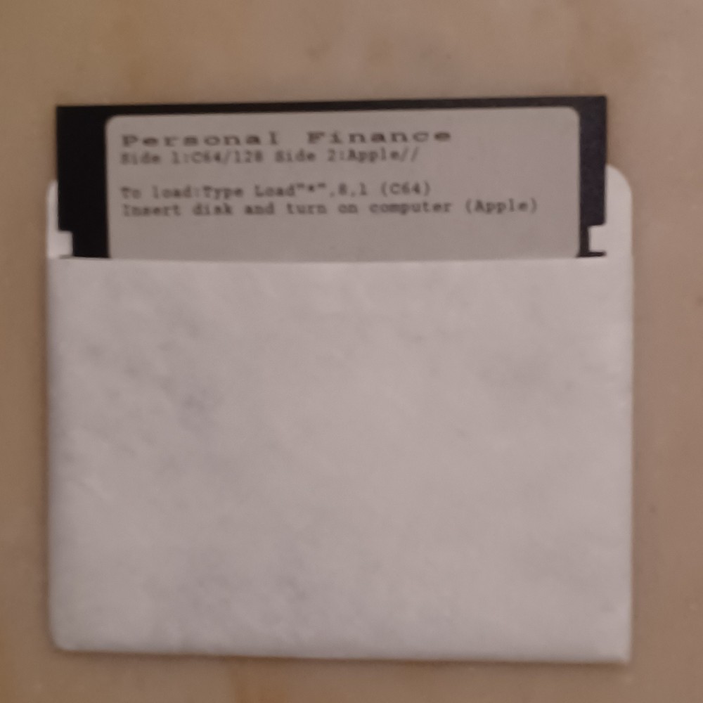 Expert Software Personal Finance for Apple IIe, e, gs, Commodore - Tested